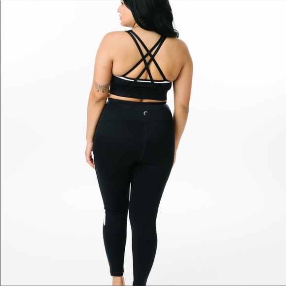 Zyia Active Black Primo Mesh Hi-Rise 7/8 24” Leggings. Size 8-10. NWT - Picture 12 of 14